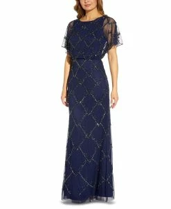 Adrianna Papell Beaded Evening Gown