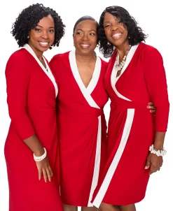 Kasper Colorblocked Faux-Wrap Sheath Dress -Anne Klein Sales Store 20929360 fpx