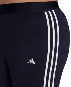 ADIDAS Women's Essentials 3-Stripe Full Length Cotton Leggings, XS-4X 19 ADIDAS Women's Essentials 3-Stripe Full Length Cotton Leggings, XS-4X -Anne Klein Sales Store 20933051 fpx
