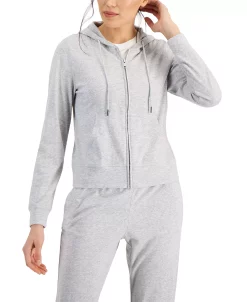 ID Ideology Women's Retro Recycled Full Zip Jacket, Created For Macy's -Anne Klein Sales Store 20956195 fpx