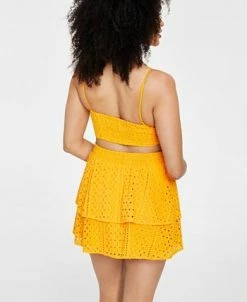 Bar III Women's Eyelet Crop Top, Created For Macy's 6 Bar III Women's Eyelet Crop Top, Created For Macy's -Anne Klein Sales Store 20957492 fpx