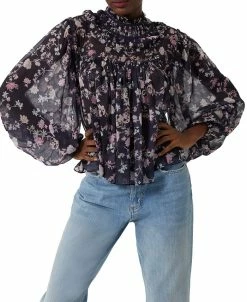 French Connection Kled Floral-Print Blouse