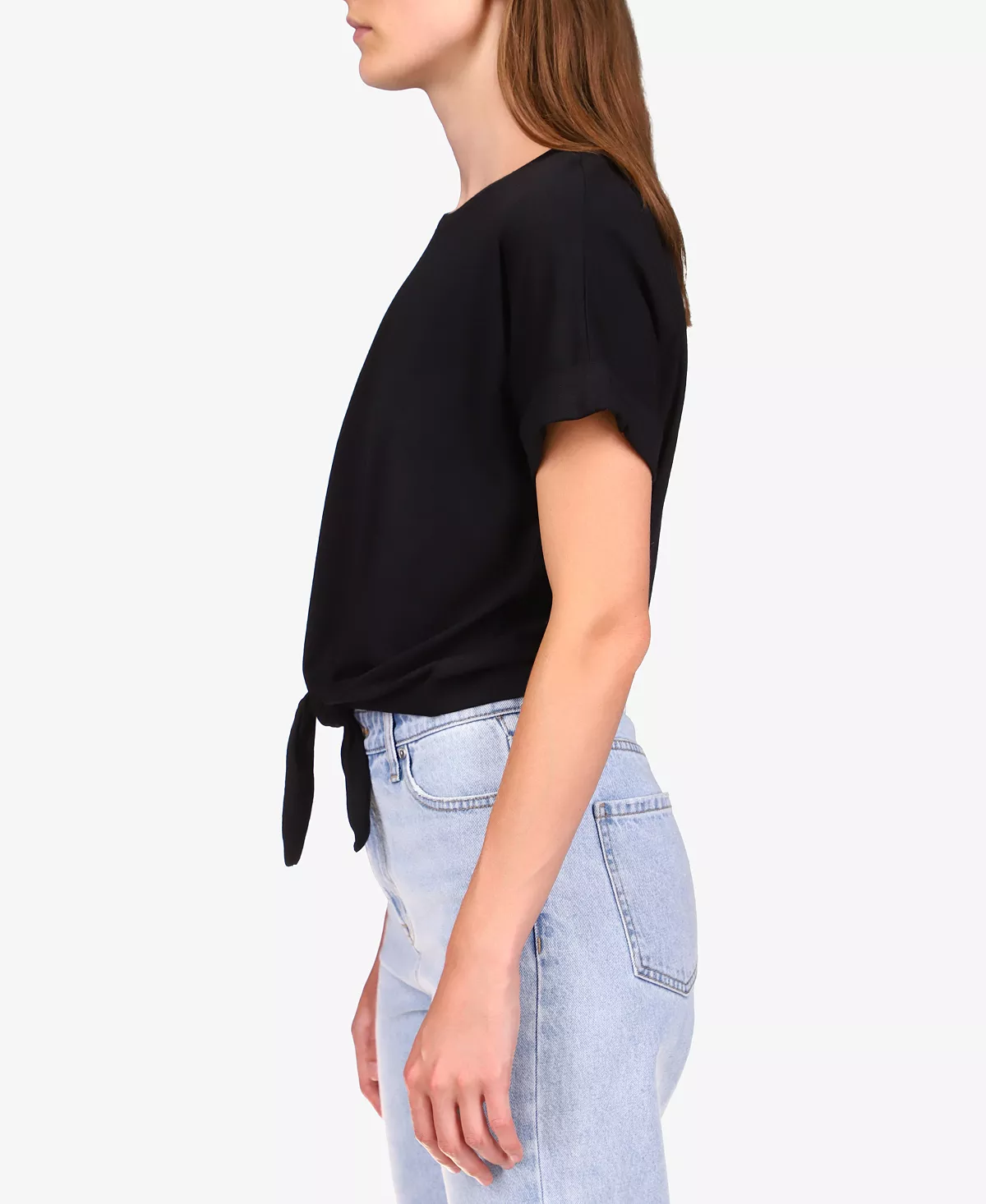 Sanctuary All Day Tie-Hem Cuffed T-Shirt 3 Sanctuary All Day Tie-Hem Cuffed T-Shirt - Image 3