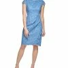 Vince Camuto Lace Cap-Sleeve Sheath Dress