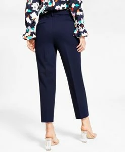 Bar III Women's Tie Front Capris Pants, Created For Macy's -Anne Klein Sales Store 21103790 fpx