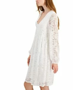 INC International Concepts Lace Empire-Waist Bow-Back Shift Dress, Created For Macy's 8 INC International Concepts Lace Empire-Waist Bow-Back Shift Dress, Created For Macy's -Anne Klein Sales Store 21124805 fpx