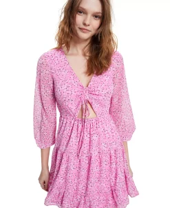 Bar III Women's Polka-Dot O-Ring Dress, Created For Macy's -Anne Klein Sales Store 21125124 fpx