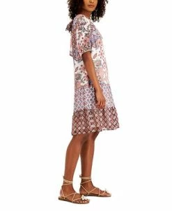 INC International Concepts Women's Mixed-Print Tiered Dress, Created For Macy's 7 INC International Concepts Women's Mixed-Print Tiered Dress, Created For Macy's -Anne Klein Sales Store 21125551 fpx