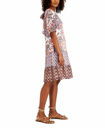 INC International Concepts Women's Mixed-Print Tiered Dress, Created For Macy's 3 INC International Concepts Women's Mixed-Print Tiered Dress, Created For Macy's - Image 3