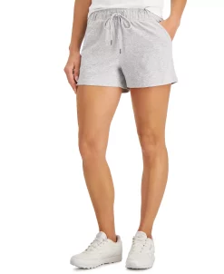 ID Ideology Women's Retro Recycled Shorts, Created For Macy's