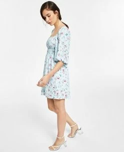 Bar III Printed Smocked Convertible Dress, Created For Macy's -Anne Klein Sales Store 21178729 fpx