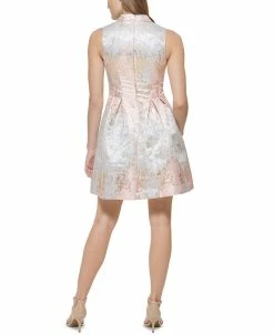Vince Camuto Jacquard Fit & Flare Dress -Anne Klein Sales Store 21227915 fpx