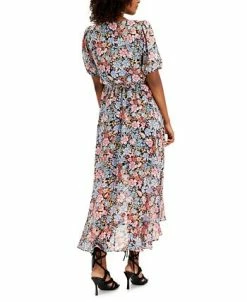 INC International Concepts Printed Ruffled Faux-Wrap Dress, Created For Macy's 6 INC International Concepts Printed Ruffled Faux-Wrap Dress, Created For Macy's -Anne Klein Sales Store 21229702 fpx
