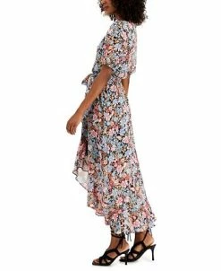 INC International Concepts Printed Ruffled Faux-Wrap Dress, Created For Macy's 7 INC International Concepts Printed Ruffled Faux-Wrap Dress, Created For Macy's -Anne Klein Sales Store 21229703 fpx