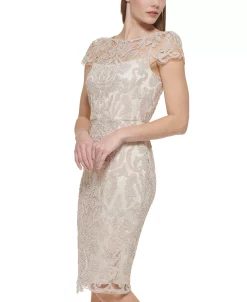 Vince Camuto Embroidered Sheath Dress -Anne Klein Sales Store 21246800 fpx