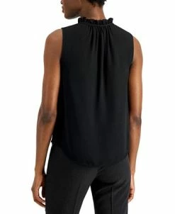 Anne Klein Women's Tulla Split-Neck Sleeveless Top -Anne Klein Sales Store 21252594 fpx