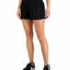 ID Ideology Women's Solid Woven Run Shorts, Created For Macy's