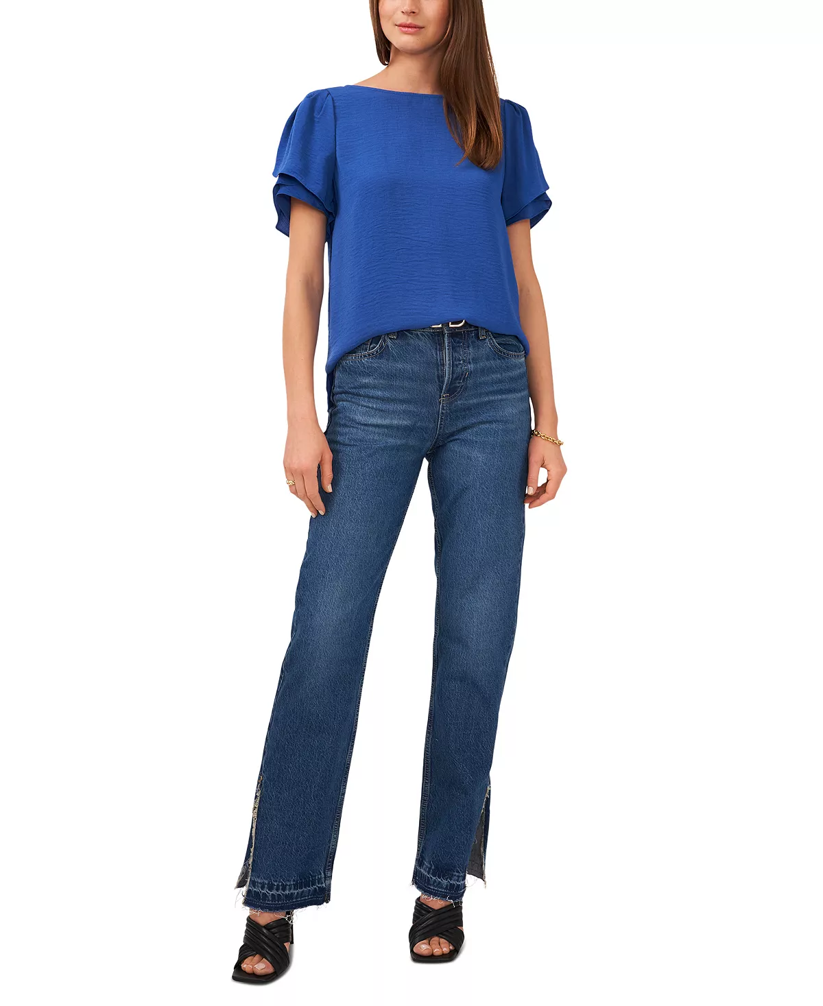 Vince Camuto Tulip-Sleeve Top 5 Vince Camuto Tulip-Sleeve Top - Image 5