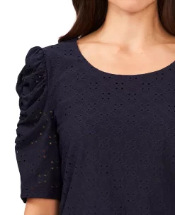 CeCe Women's Eyelet-Embroidered Top 7 CeCe Women's Eyelet-Embroidered Top -Anne Klein Sales Store 21430615 fpx