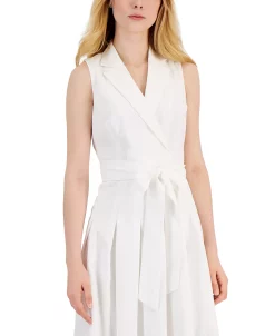 Anne Klein Women's Notch Collar Fit & Flare Dress 8 Anne Klein Women's Notch Collar Fit & Flare Dress -Anne Klein Sales Store 21448447 fpx