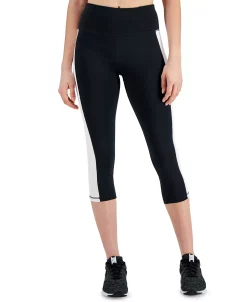 ID Ideology Women's Essentials Colorblocked Cropped Leggings, Created For Macy's -Anne Klein Sales Store 21487767 fpx