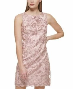 Vince Camuto Embroidered-Mesh Shift Dress 7 Vince Camuto Embroidered-Mesh Shift Dress -Anne Klein Sales Store 21539049 fpx