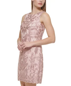 Vince Camuto Embroidered-Mesh Shift Dress 8 Vince Camuto Embroidered-Mesh Shift Dress -Anne Klein Sales Store 21539050 fpx