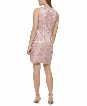 Vince Camuto Embroidered-Mesh Shift Dress 2 Vince Camuto Embroidered-Mesh Shift Dress - Image 2