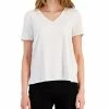 Alfani Women's V-Neck T-Shirt, Created For Macy's