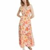 Bar III Women's Floral-Print Ruffled Maxi Dress, Created For Macy's