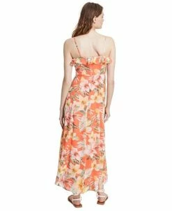 Bar III Women's Floral-Print Ruffled Maxi Dress, Created For Macy's -Anne Klein Sales Store 21595469 fpx
