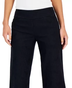 Charter Club Women's Jacquard Pull-On Wide-Leg Cropped Pants, Created For Macy's -Anne Klein Sales Store 21607691 fpx