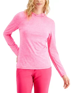 ID Ideology Women's Essentials Hooded T-Shirt, Created For Macy's -Anne Klein Sales Store 21640664 fpx