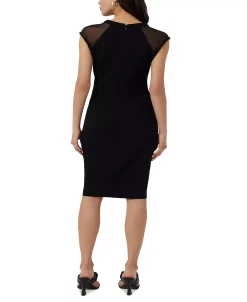 French Connection Women's Viven Paneled Jersey Dress -Anne Klein Sales Store 21658583 fpx