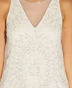 Adrianna Papell Women's Beaded Shift Dress -Anne Klein Sales Store 21672481 fpx