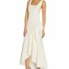 Adrianna Papell Women's Ruffled High-Low Gown