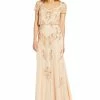 Adrianna Papell Women's Embellished Blouson Gown