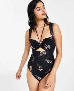 Bar III Women's Printed Sleeveless Sweetheart Bodysuit, Created For Macy's -Anne Klein Sales Store 21697391 fpx