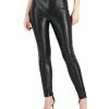Anne Klein Women's Faux-Leather Pull-On Leggings