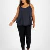 Bar III Plus Size Scoop-Neck Camisole Top, Created For Macy's