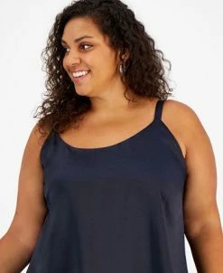 Bar III Plus Size Scoop-Neck Camisole Top, Created For Macy's -Anne Klein Sales Store 21710829 fpx