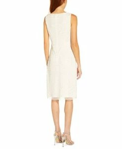 Adrianna Papell Women's Beaded V-Neck Dress -Anne Klein Sales Store 21714529 fpx