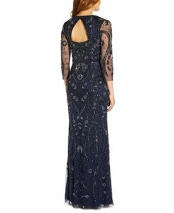 Adrianna Papell Women's Beaded Cutout-Back Gown -Anne Klein Sales Store 21714620 fpx