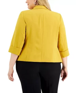 Kasper Plus Size Open-Front Soft Blazer 16 Kasper Plus Size Open-Front Soft Blazer -Anne Klein Sales Store 21719913 fpx
