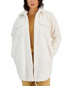 Style & Co Women's Faux-Sherpa Shacket, Created For Macy's