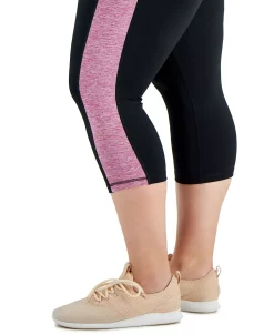 ID Ideology Women's Essentials Colorblocked Cropped Leggings, Created For Macy's -Anne Klein Sales Store 21869918 fpx