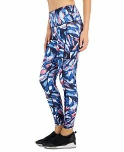ID Ideology Petite Painterly Waves 7/8 Leggings, Created For Macy's -Anne Klein Sales Store 21951747 fpx