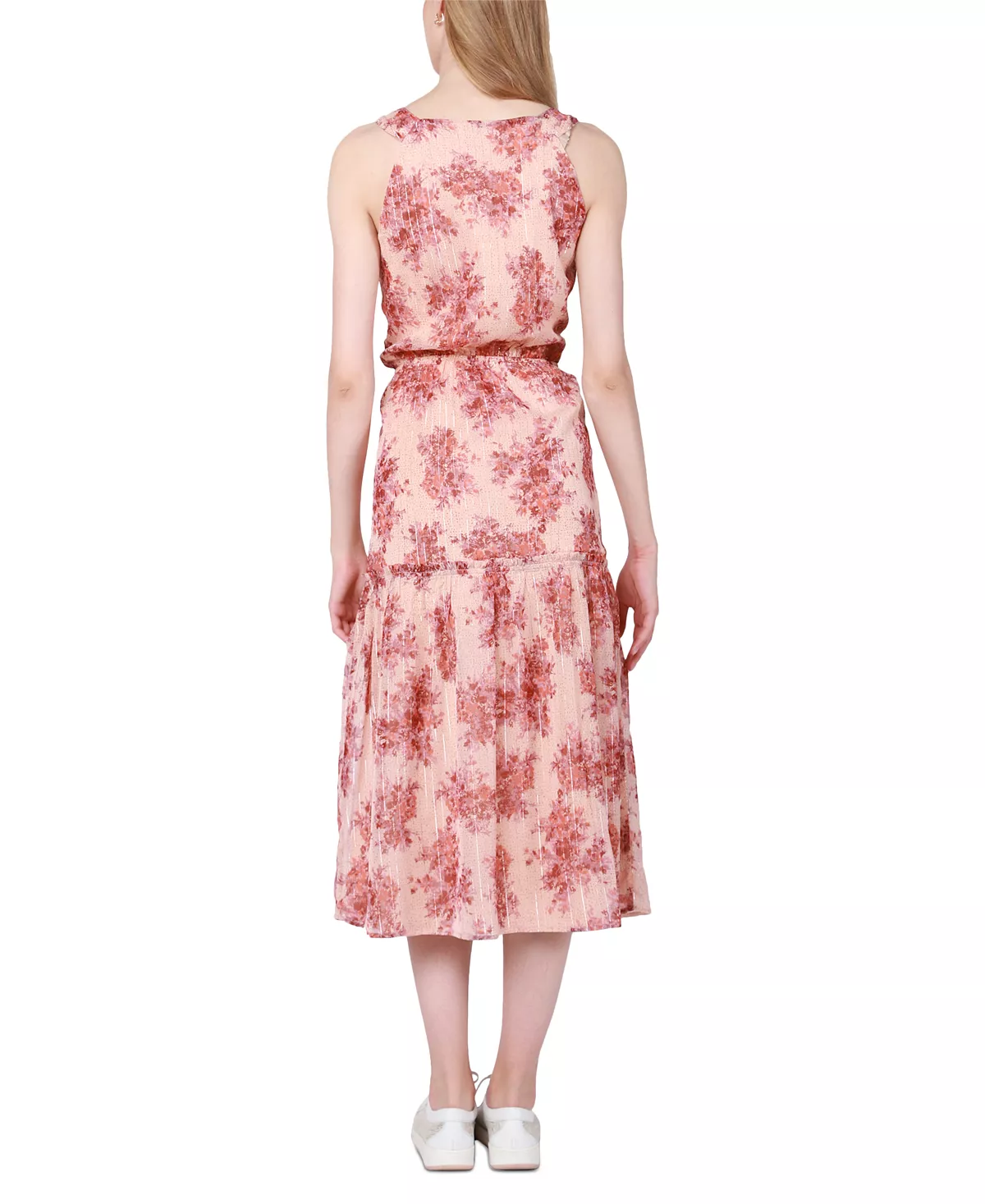 Black Tape Women's V-Neck Printed Midi Dress 2 Black Tape Women's V-Neck Printed Midi Dress - Image 2