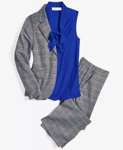 Kasper Plus Size Bow Top -Anne Klein Sales Store 21986856 fpx