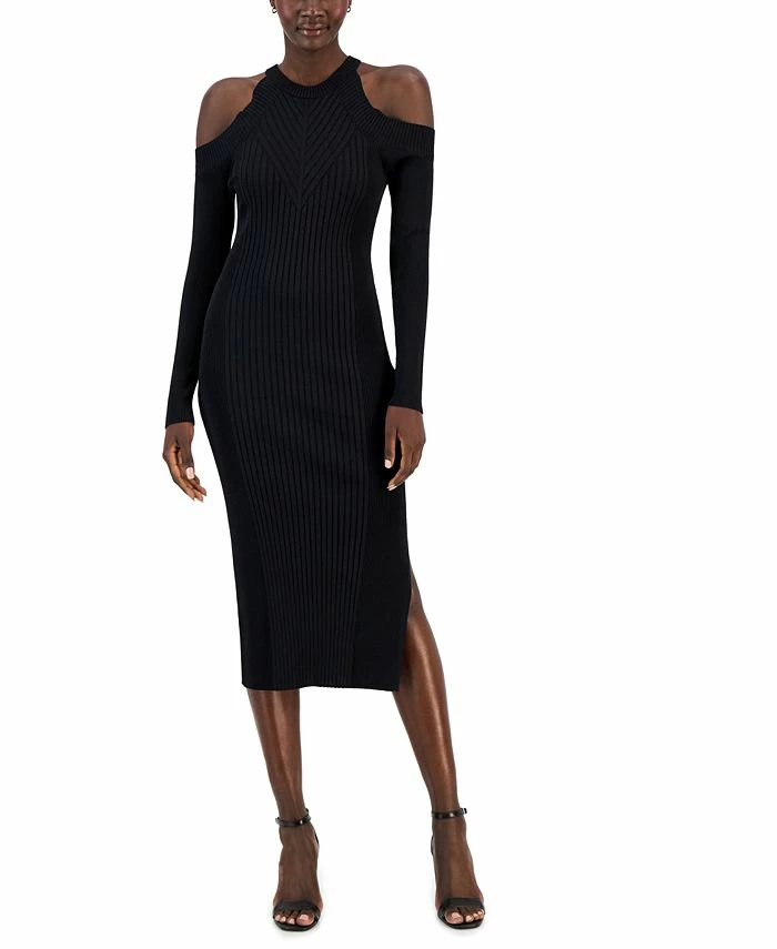 INC International Concepts Women's Ribbed Bodycon Dress, Created For Macy's 1 INC International Concepts Women's Ribbed Bodycon Dress, Created For Macy's